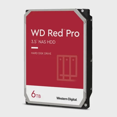 WD Tvrdi disk Red Pro, 6 TB, 7200 okr./min, 256 MB, SATA, 3.5"